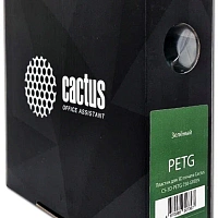 Пластик PETG Cactus CS-3D-PETG-750-GREEN, зеленый, 1,75 мм, 0,75 кг, для 3D принтера